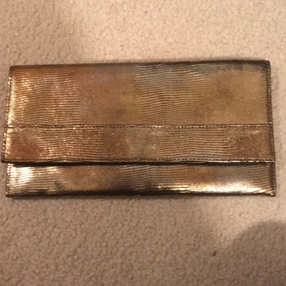 Banana Republic Gold Clutch
